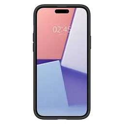 Прозорий чохол Spigen Crystal Hybrid Matte Black для iPhone 15 (ACS06484) - мініатюра 4