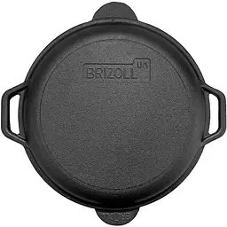 Cковорода Brizoll Monolith чавунна з кришкою-сковорідкою 28х6 см (M2860U-2) - мініатюра 4