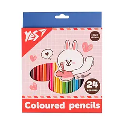 Олівці кольорові YES 24 кол Line Friends Cony (290742)