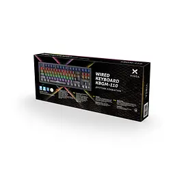 Клавіатура Vinga KBGM-110 87 key LED Blue Switch USB Black (KBGM-110 Black) - мініатюра 5