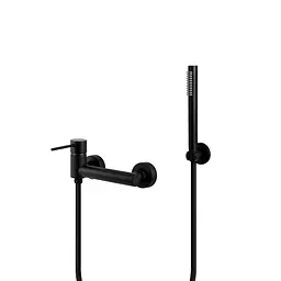 Змішувач для ванни Corsan Lugo black mat CMZ064BL Чорний матовий