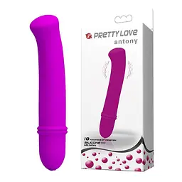 Вібратор для точки G Pretty Love Antony 12 см фіолетовий - мініатюра 2