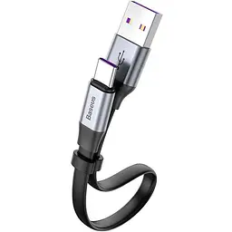 Кабель Baseus Simple HW Cable USB to Type-C 40W 0.23m CATMBJ-BG1 Black-Grey - мініатюра 5