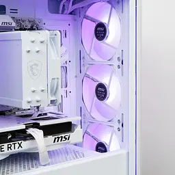 Комп'ютер Dragon Lucky Snow Powered_by MSI (RTX 5080 + R7 7700-WH) White / AMD Ryzen 7 7700 (3.8-5.3), 8 ядер / NVIDIA GeForce RTX 5080 / 32 ГБ (DDR5) / 1024 ГБ (SSD) - мініатюра 10