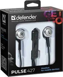 Гарнітура Defender Pulse 427 Black/Silver (63427) - мініатюра 2