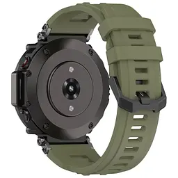 Силіконовий ремінець Primolux для смарт-годинника Amazfit T-Rex Ultra (A2142) Army Green - мініатюра 2