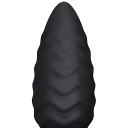 Анальна пробка Dorcel Wavy Plug 10.6 см (чорний) - мініатюра 9