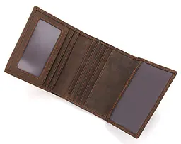 Чоловічий шкіряний гаманець Vintage 10,5х9 см acs0015353 - мініатюра 7