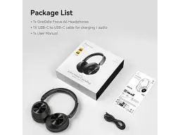 Навушники з мікрофоном OneOdio A6 Black - мініатюра 7