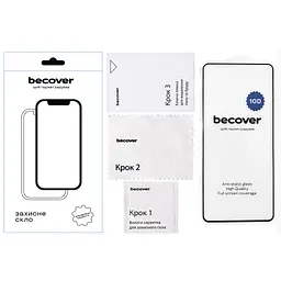 Скло захисне BeCover Motorola Moto G24/G24 Power 10D Black (711823) - мініатюра 3
