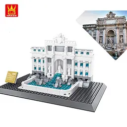 Конструктор Wange Архітектура 3D Білий дім The White house of Washington-USA 4214 3Д 773 деталі - мініатюра 6