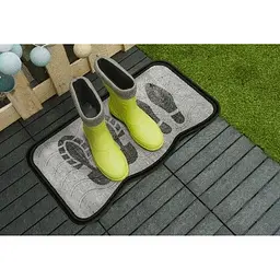 Піддон для взуття з малюнком MultyHome Footprints 38x75 см - мініатюра 3