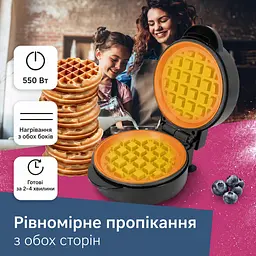 Вафельниця-міні ADE KG2344 кругла - мініатюра 4