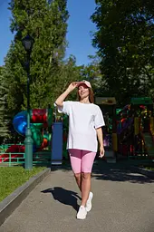 Велосипедки для вагітних із високим поясом на животик Parma Lullababe розмір XXL Рожевий - мініатюра 2