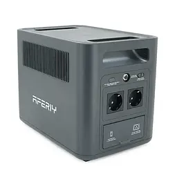 Портативная станция AFERIY AF-P180, LiFePO4 1024Втч. (max1800)Вт, XT60 MPPT 11.5-50В-20А(500W), 4xAC 220v. LED. 2-USB-A 18W , 2xType-C PD20+140Вт, DC+прикуриватель12В/10А, 100% заряд - 1,5 часа, 350*220*263 мм, 11.6kg - мініатюра 3