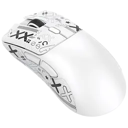 Миша бездротова Attack Shark R1 Tape White