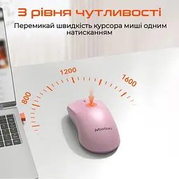 Мишка Meetion R546 Wireless White (MT-R546-B) - мініатюра 4