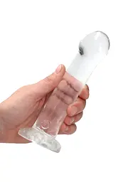 Фалоімітатор RealRock Crystal Clear 6.7" 17 см (прозорий) - мініатюра 5