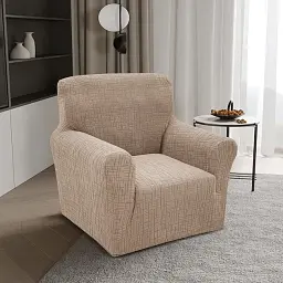 Чохол на крісло Love You New Corn Fleece бежевий (82205) - мініатюра 2