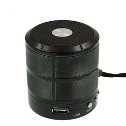 Портативна колонка XPRO WS 887 акумуляторна з USB SD Bluetooth FM чорна (WS 887 bluetooth) - мініатюра 2