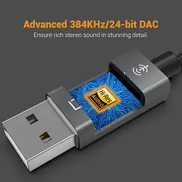 Аудіокабель Cubilux USB — RCA з 384 кГц/24-бітним ЦАП, USB A Male to 2 Male RCA Stereo AUX Cord, 2RCA Auxillary Cable - мініатюра 4