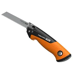 Пила універсальна складана 2 полотна (метал, дерево) Fiskars Pro PowerTooth 150 мм 13/24 TPI 1062934 - мініатюра 4