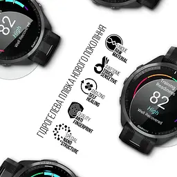 Гідрогелева плівка на годинники Garmin Forerunner 965 ArmorStandart захисна плівка для смарт годинників прозора (ARM86955) - мініатюра 2