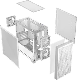 Корпус LogicConcept Dart Pro Mini White (AM-DART-PRO-0000-20) - мініатюра 5