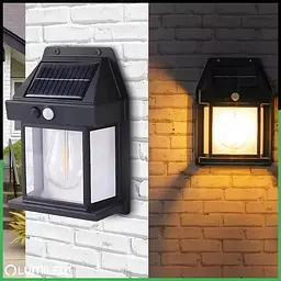 Сонячний настінний світильник з датчиком сутінків, Lumiled Camila - мініатюра 7