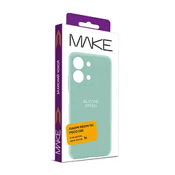 Чохол MAKE Xiaomi Redmi 15C/Poco C85 Silicone Green - мініатюра 2
