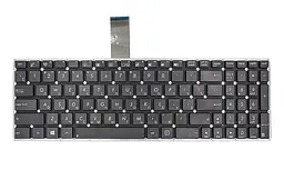 Клавіатура для ноутбука ASUS X501, X550 чорний, без фрейма, з кріпленням