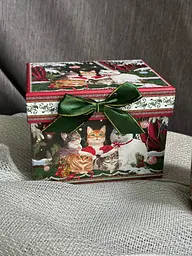 Чашка новорічна BonaDi R33357 Різдвяні коти фарфор у подарунковій коробці 420мл - мініатюра 7