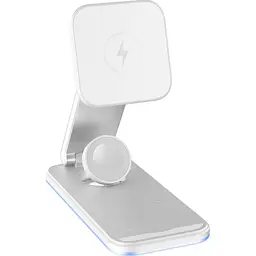 Бездротовий зарядний пристрій Proove Energy Fold 3 in 1 White (WSEF15010002) [99594] - мініатюра 2