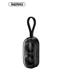 Бездротова Bluetooth стерео гарнітура Remax TWS-15 з кейсом Чорний - мініатюра 3