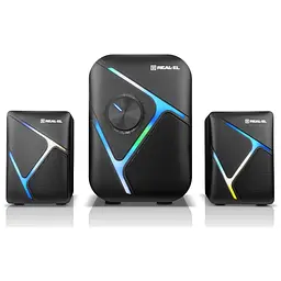 Акустична система REAL-EL M-320 Black (EL121300014) - мініатюра 2