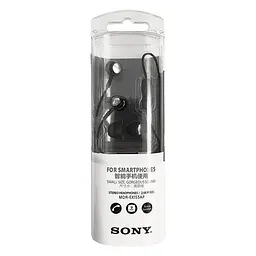 Навушники Sony гарнітура MDR-EX155AP чорна - мініатюра 3