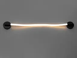 Світильник настінний LED Diasha SY9600-BK Шланг, 10W, чорний, дизайнерський стиль для коридору, спальні, кухні, офісу - мініатюра 3