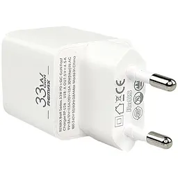 Швидка GaN зарядка 33W Remax RP-U26 PD+QC 1xType-c 1xUSB Білий - мініатюра 2