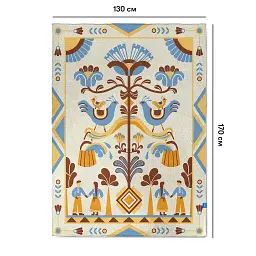 Плед «Дерево роду» світлий 150x200 - мініатюра 5