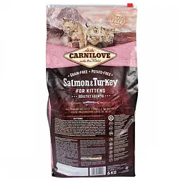 Сухий корм Carnilove Cat Salmon & Turkey Kitten 6 кг з лососем та індичкою для кошенят - мініатюра 5
