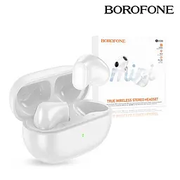 Навушники Borofone BW39 Enjoy true wireless BT headset White - мініатюра 2