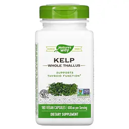 Ламінарія (Бурі Водорості) Kelp - 180 вег. капсул