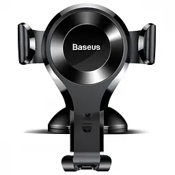 Тримач в машину Baseus Osculum Type Gravity Car Mount black (21743 black) - мініатюра 9
