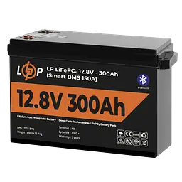 Акумулятор LP LiFePO4 12,8V - 300 Ah (3840Wh) (Smart BMS 200А) з BT пластик - мініатюра 3