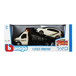 Ігровий набір Bburago Автоперевізник з автомоделлю VW Polo GTI Mark 5 (18-31403) - мініатюра 2