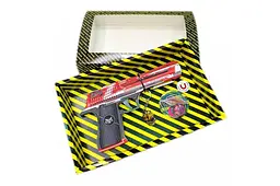 Іграшковий пістолет гумкостріл дерев'яний з гри Counter-Strike Desert Eagle Code Red BOX - мініатюра 2