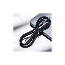 Кабель мультимедійний Choetech Lightning - 3.5 mm M чорний 2 м (AUX009) - мініатюра 5