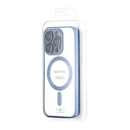 Чохол Ductil Metallic Edge with MagSafe (Protected Camera & Lens) iPhone 15 Pro Light Blue - мініатюра 2