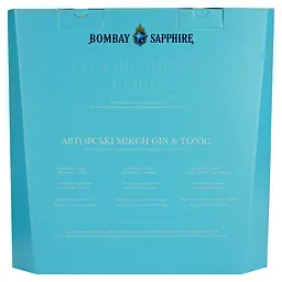 Уцінка. Набір: Джин Bombay Sapphire 47% 0.7 л + келих - мініатюра 11