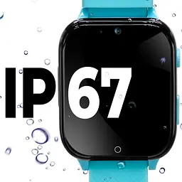 Дитячий GPS-годинник JETIX DF100 Pro Kids з вібродзвінком, 4G відеодзвінком і ліхтариком (Pink) Блакитний - мініатюра 7